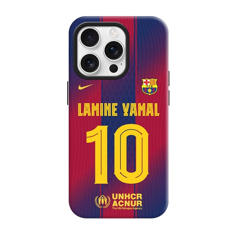 Kundenspezifische 25/26er Barcelona Trikot-Handyhülle